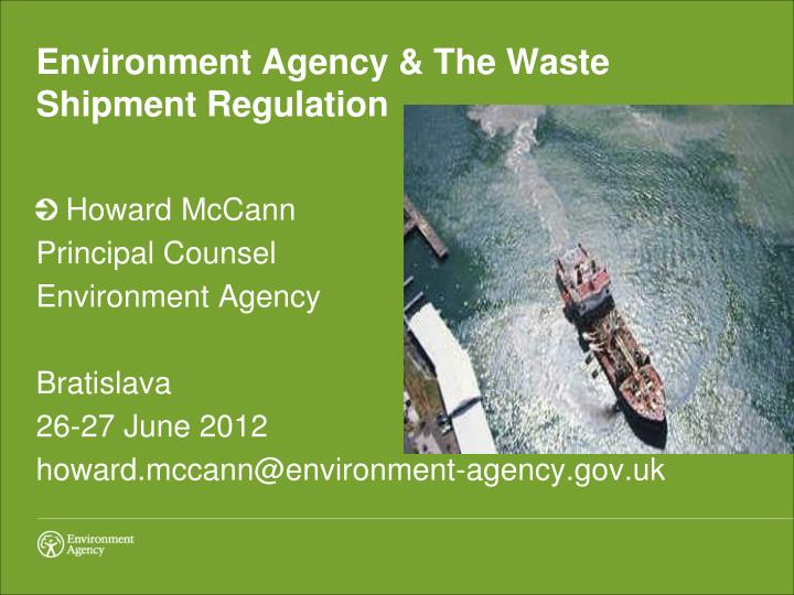 environment agency the waste shipment regulation