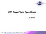 WTP Server Tools Open House - slide 1