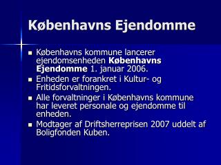 k benhavns ejendomme