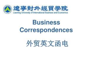 Business Correspondences