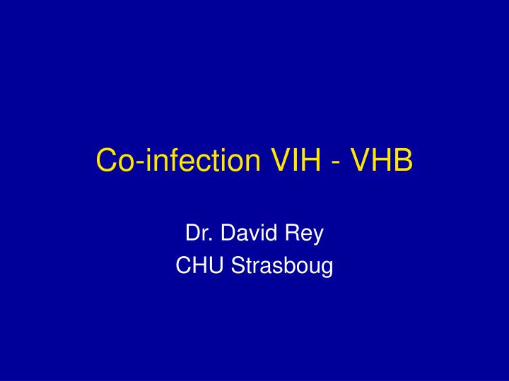 co infection vih vhb