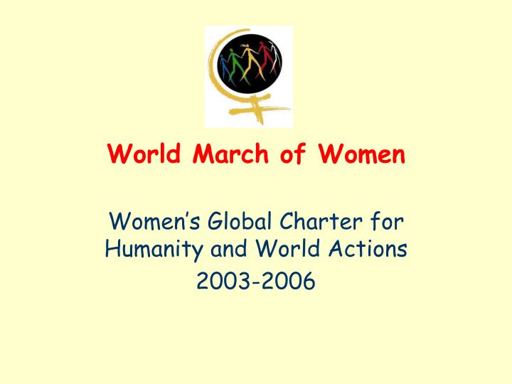 world march of women