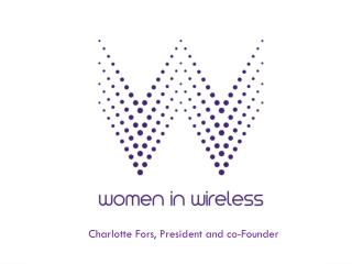 Charlotte Fors, President and co-Founder