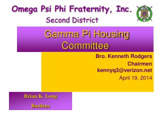 Gamma Pi Housing Committee