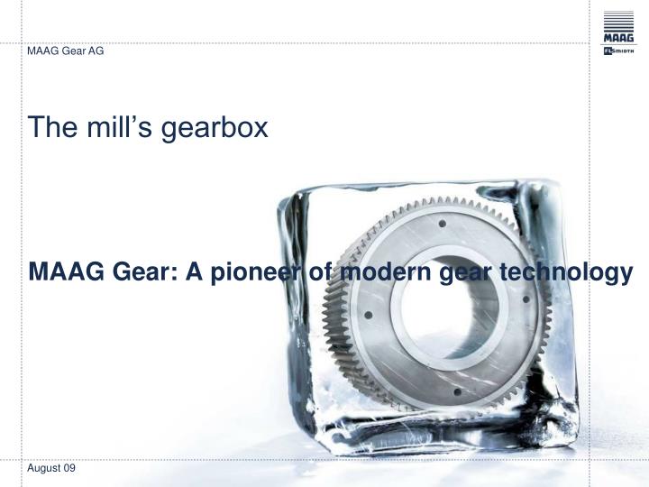 the mill s gearbox