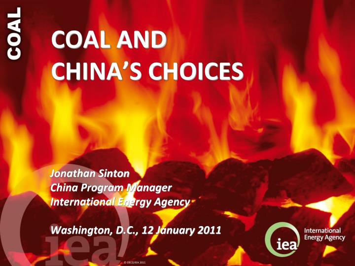 coal and china s choices