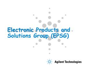 Electronic Products and Solutions Group (EPSG)