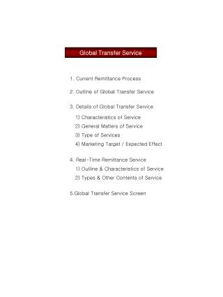 Global Transfer Service