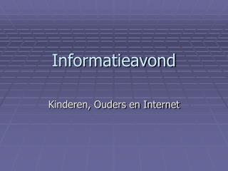 informatieavond