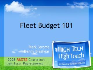 Fleet Budget 101