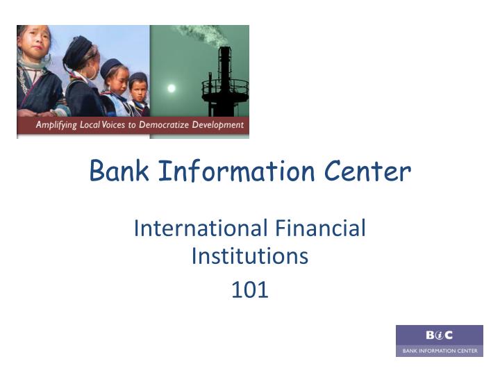 bank information center