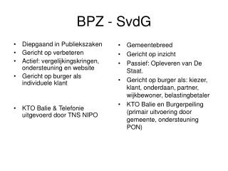 bpz svdg