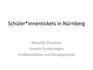 sch ler innentickets in n rnberg