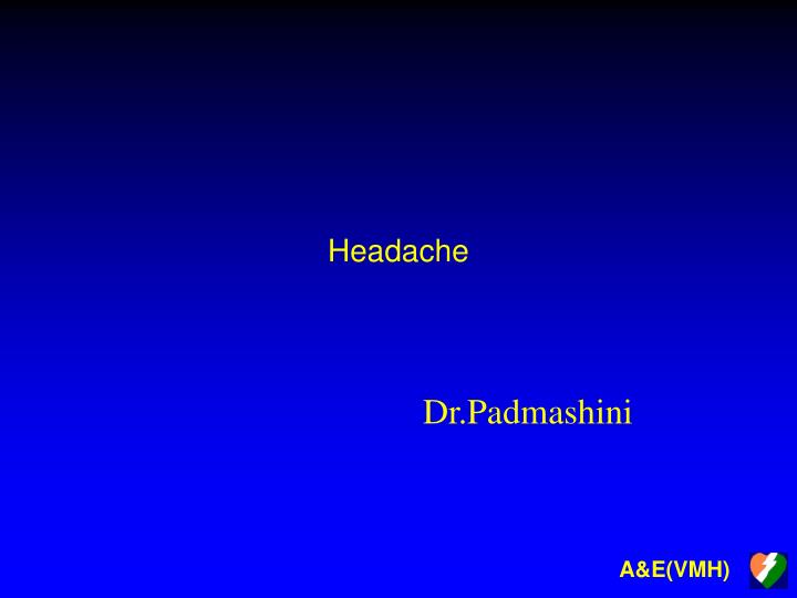 headache