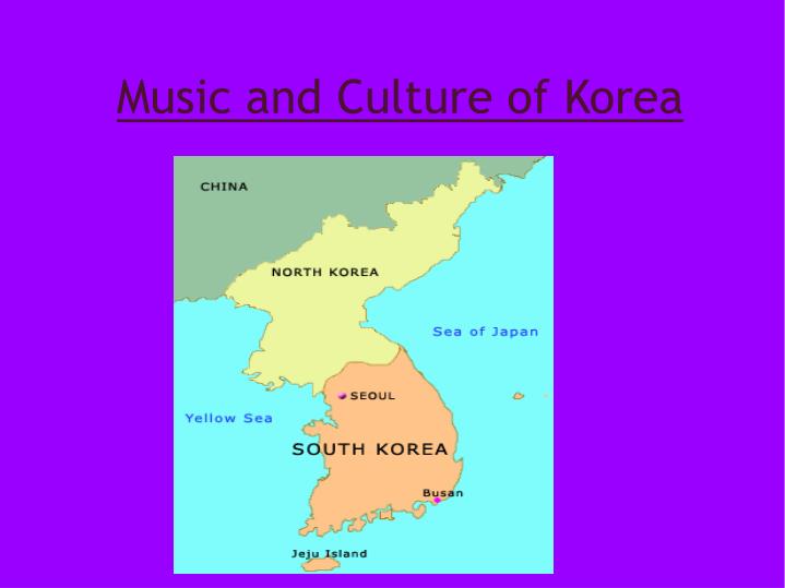 music and culture of korea