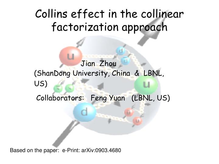 collins effect in the collinear factorization approach