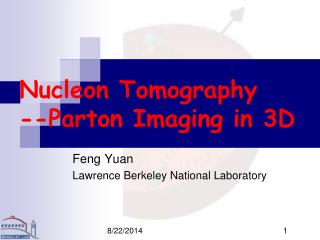 Nucleon Tomography --Parton Imaging in 3D