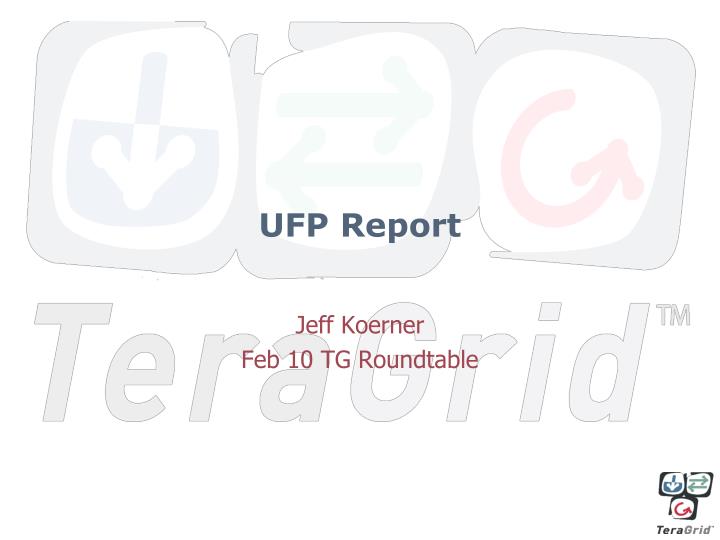 ufp report