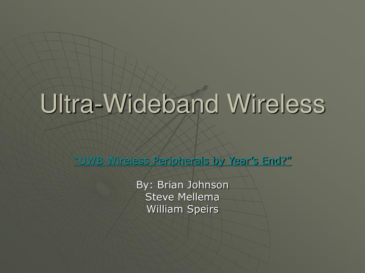 ultra wideband wireless