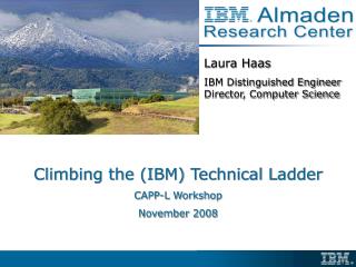 Climbing the (IBM) Technical Ladder CAPP-L Workshop November 2008