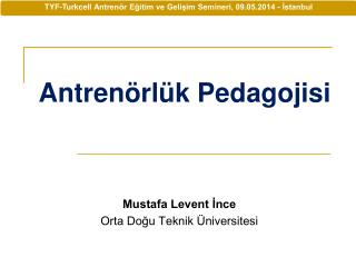 antren rl k pedagojisi