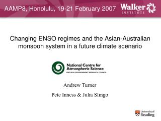 Changing ENSO regimes and the Asian-Australian monsoon system in a future climate scenario