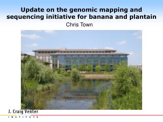 Update on the genomic mapping and sequencing initiative for banana and plantain