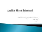 Analisis Sistem Informasi - slide 1