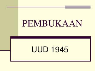pembukaan