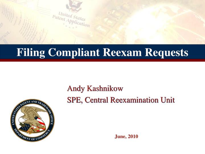 filing compliant reexam requests