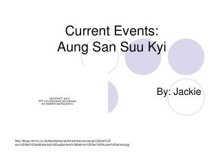 Current Events: Aung San Suu Kyi