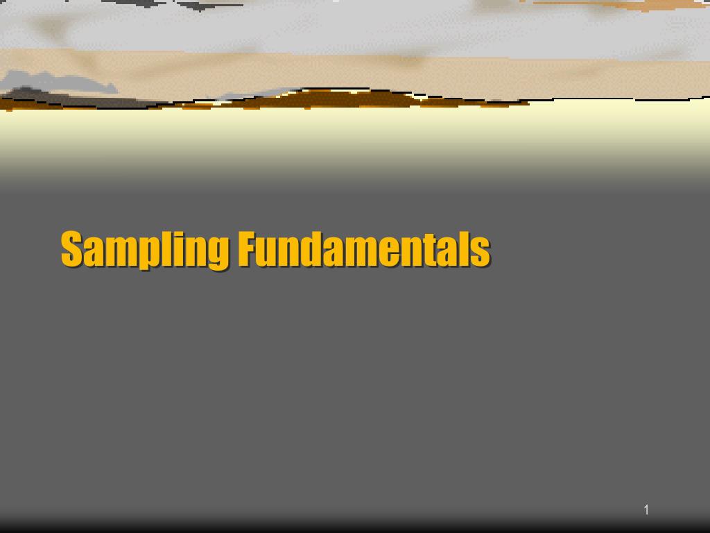 PPT - Sampling Fundamentals PowerPoint Presentation, free download - ID ...