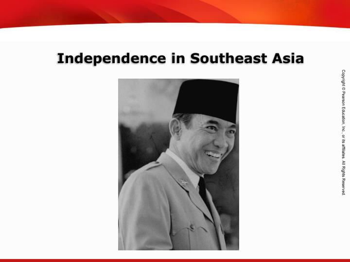 independence in southeast asia