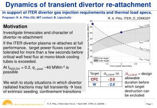 Dynamics of transient divertor re-attachment