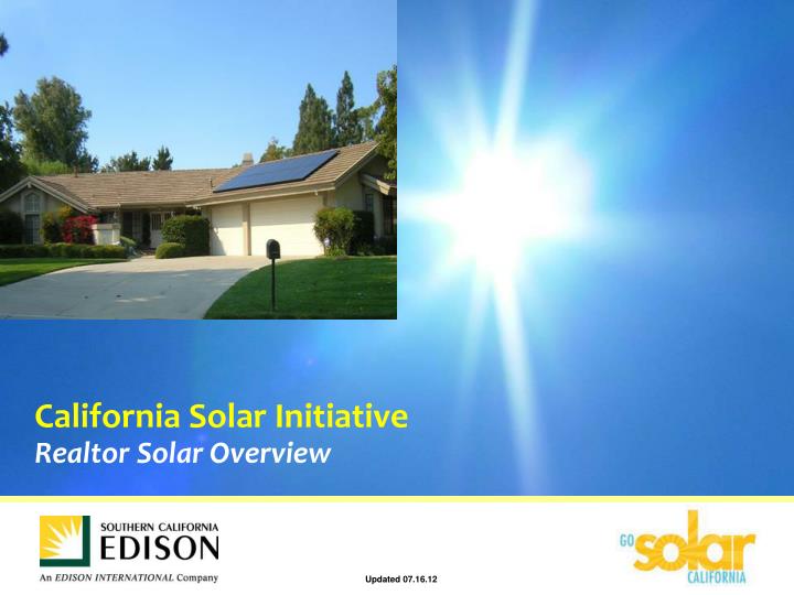 california solar initiative