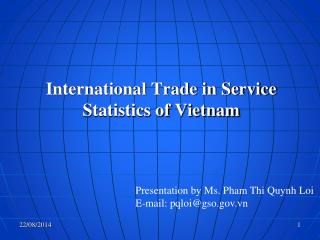 International Trade in Service Statistics of Vietnam