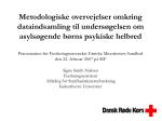 Psychiatric Health Survey for Asylum-Seeking Children in Denmark - slide 1