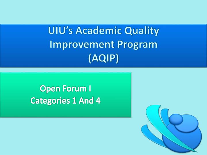 uiu s academic quality improvement program aqip