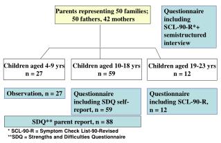 Questionnaire including SCL-90-R, n = 12