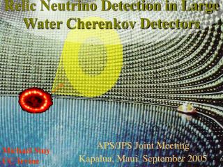 Relic Neutrino Detection in Large Water Cherenkov Detectors