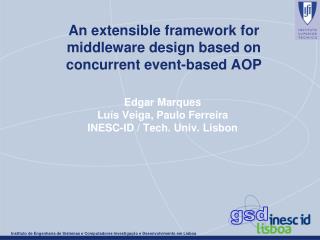 An extensible framework for middleware design based on concurrent event-based AOP