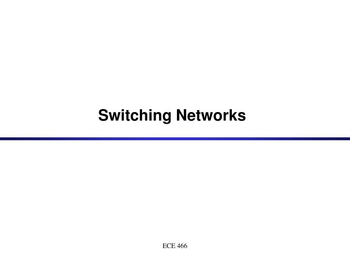 switching networks