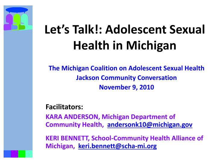 let s talk adolescent sexual health in michigan