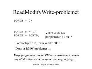 readmodifywrite problemet