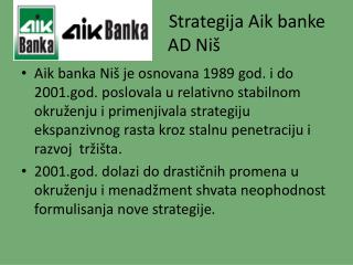 strategija aik banke ad ni
