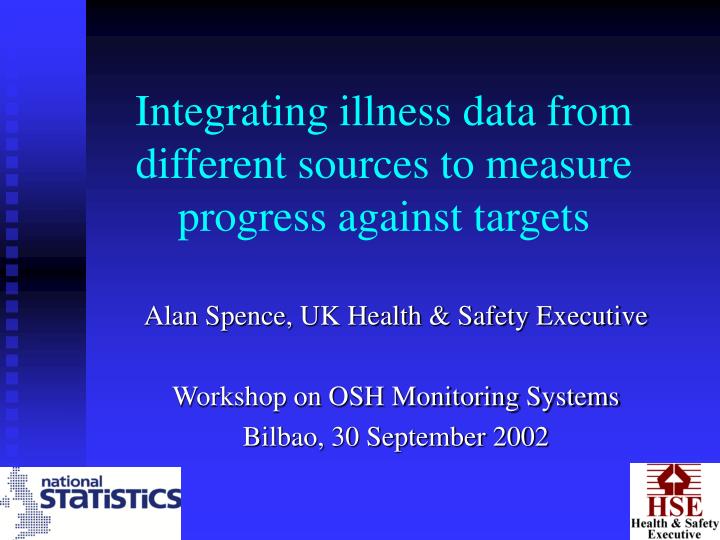 integrating illness data from different sources to measure progress against targets