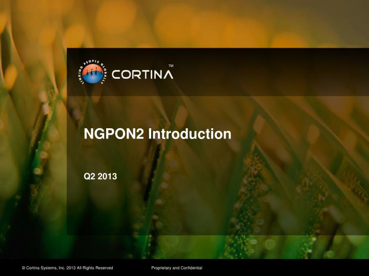 ngpon2 introduction
