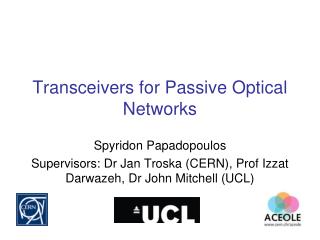 Transceivers for Passive Optical Networks
