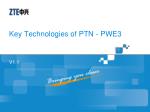 Key Technologies of PTN - PWE3 - slide 1