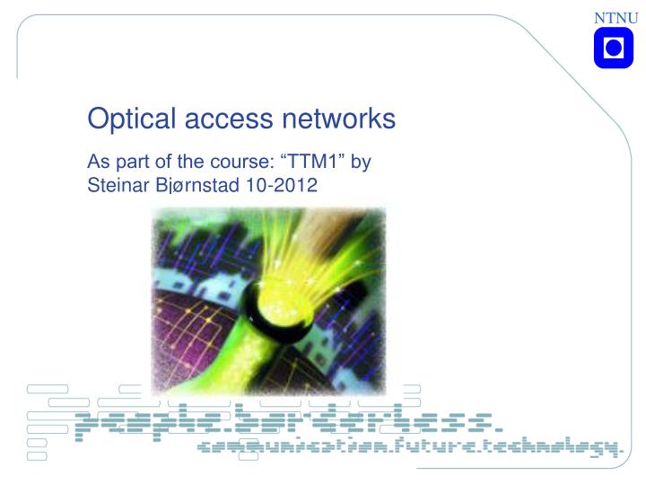 optical access networks